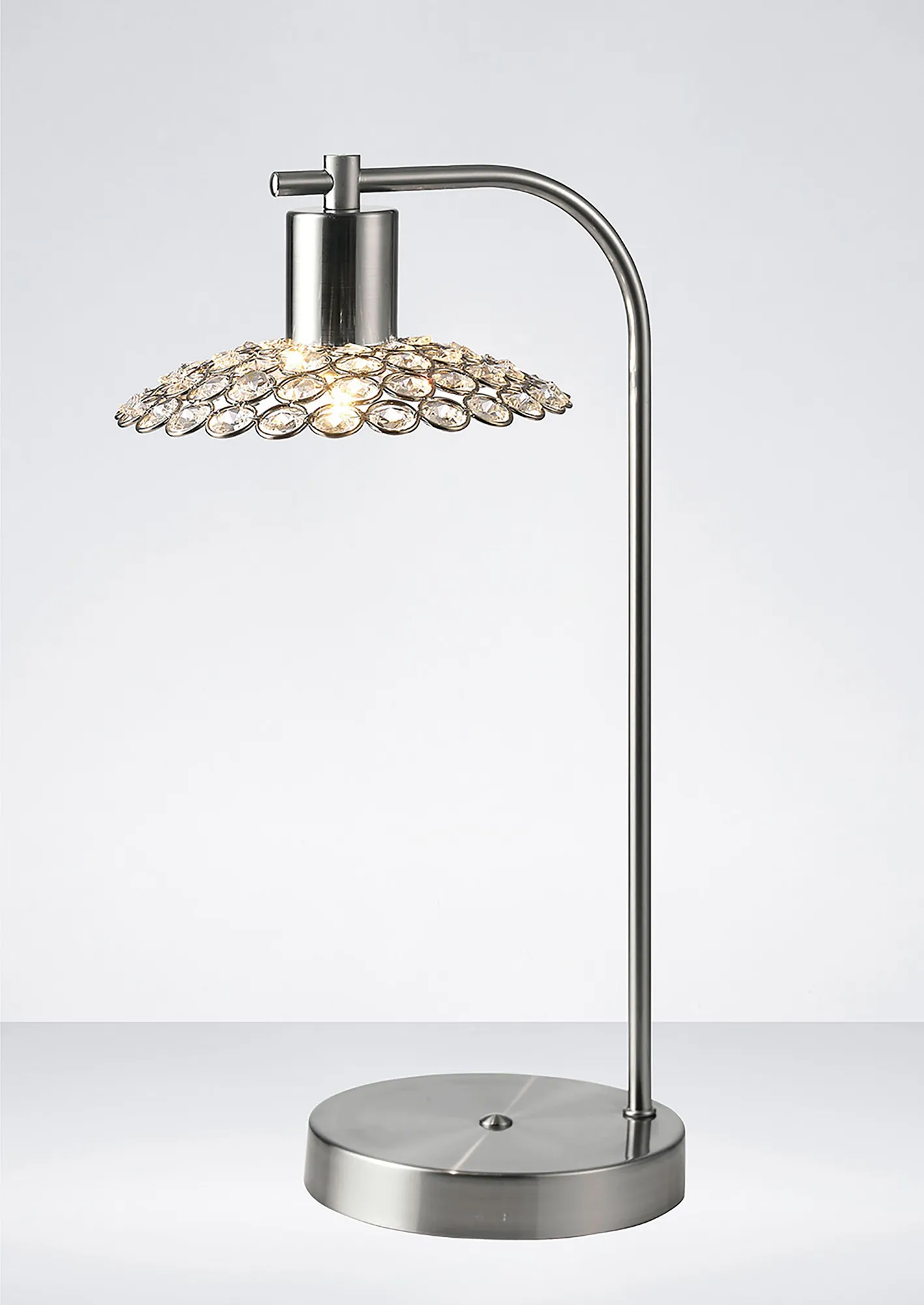 Ellen Crystal Table Lamps Diyas Armed Table Lamps